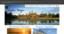 Desktop Screenshot of geissler-reisen.de